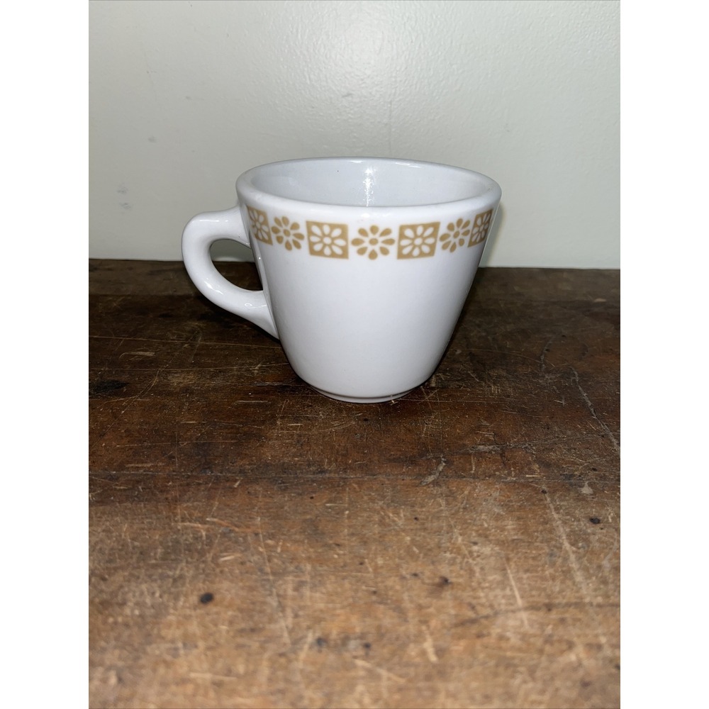 Vintage 1960s Shenango RestaurantWare Daisy Dot Coffee Cup Mug Anchor Hocking